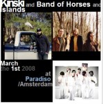 3/1/08 - Paradiso, Amsterdam with Band of Horses & Islands